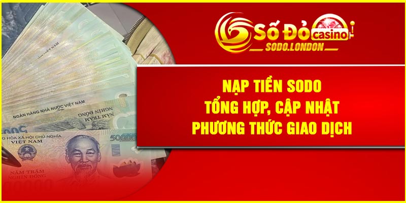 Nạp Tiền SODO – Tổng Hợp, Cập Nhật Phương Thức Giao Dịch